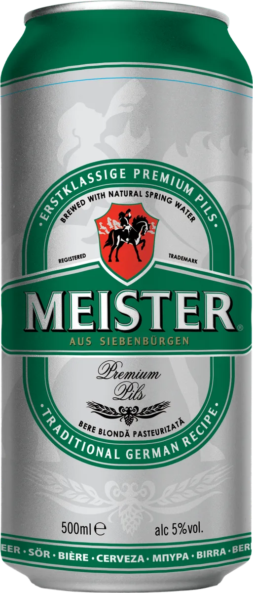 Doză Meister Premium Pils 500 ml